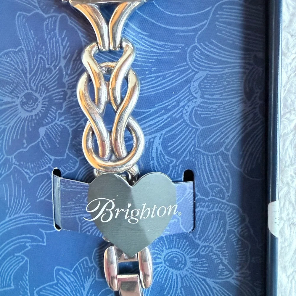 Brighton Silver-Tone Linked Bracelet Apple Watch Band - w/ metal case - Picture 4 of 6